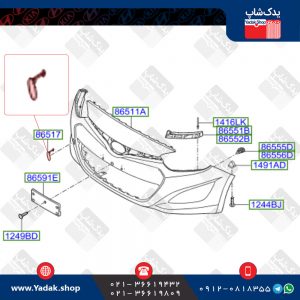 درپوش بکسل بند هیوندای i20