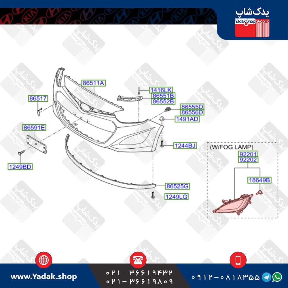 پروژکتور هیوندای i20