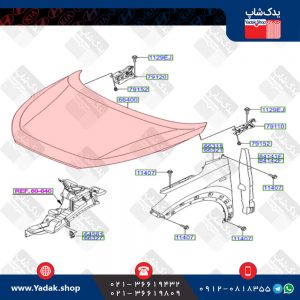 کاپوت (درب موتور) هیوندای توسان ix35