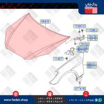 کاپوت (درب موتور) هیوندای جنسیس کوپه