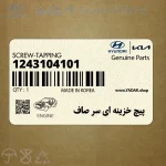 پيچ خزينه اي سر صاف (1243104101) کیا