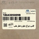 لامپ چراغ جلو و خطر عقب (1864305009B) کیا
