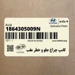 لامپ چراغ جلو و خطر عقب (1864305009N) کیا