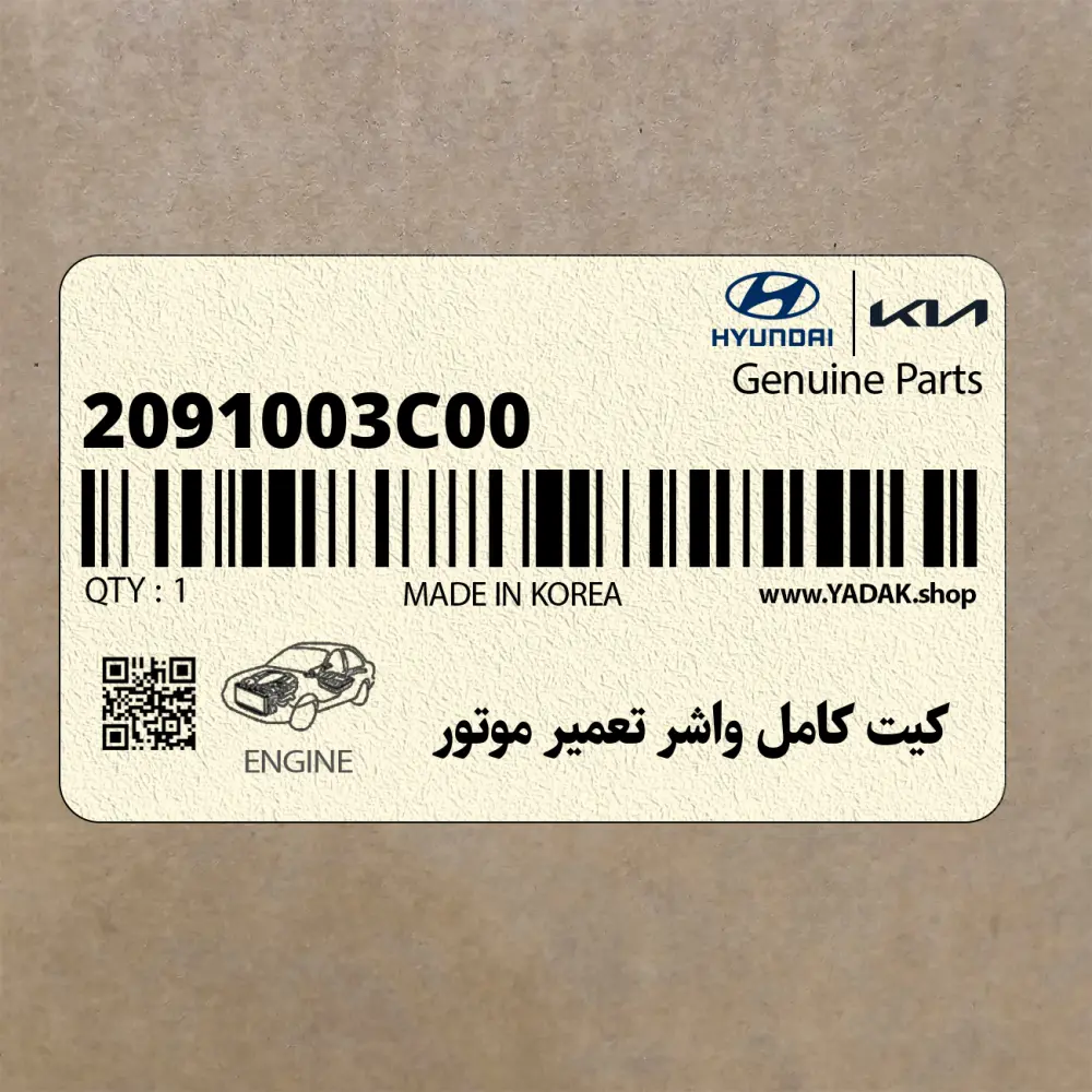 كيت كامل واشر تعمير موتور (2091003C00) کیا