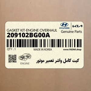 كيت كامل واشر تعمير موتور (209102BG00A) کیا كيت كامل واشر تعمير موتور (209102BG00A) کیا