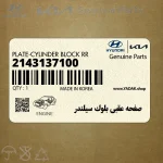 صفحه عقبي بلوك سيلندر (2143137100) کیا
