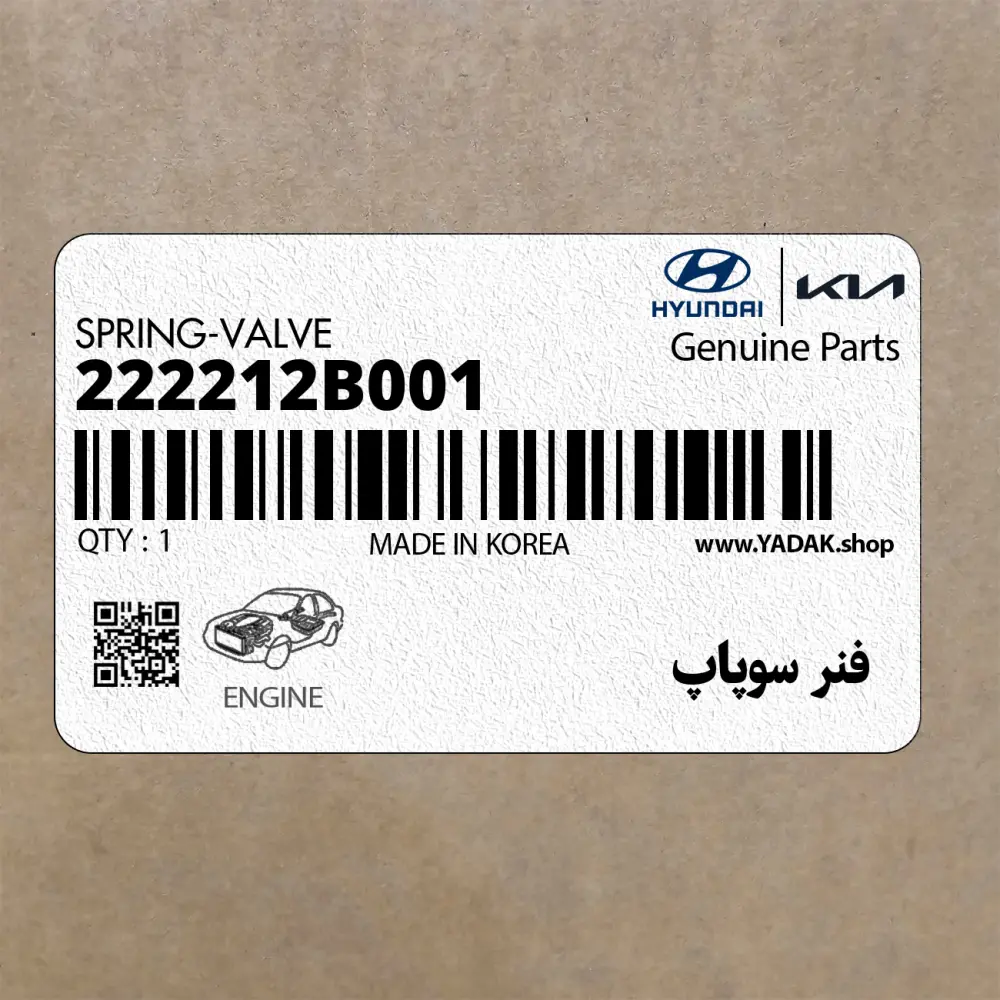 فنر سوپاپ (222212B001) کیا