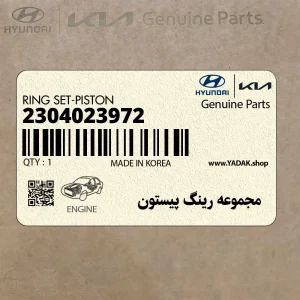 مجموعه رينگ پيستون (2304023972) کیا