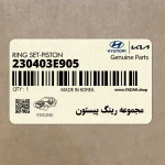 مجموعه رينگ پيستون (230403E905) کیا