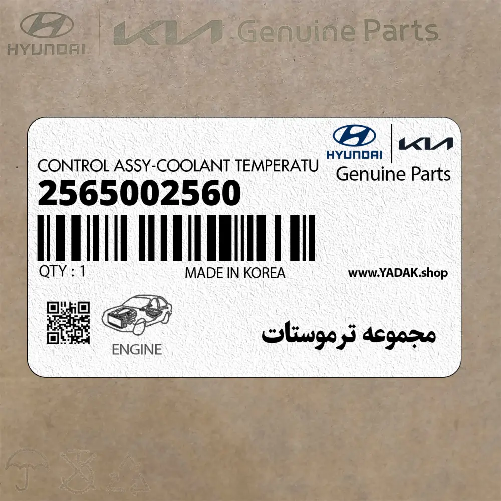 مجموعه ترموستات (2565002560) کیا