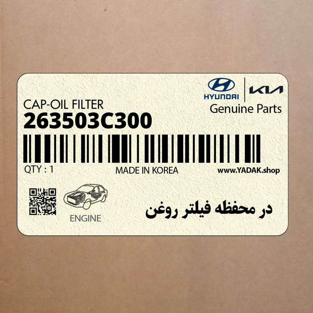 در محفظه فيلتر روغن (263503C300) کیا