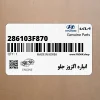 انباره اگزوز جلو (286103F870) کیا