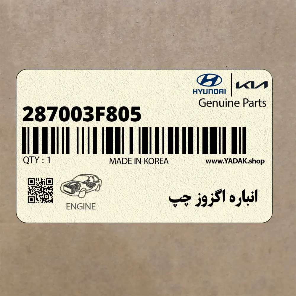 انباره اگزوز چپ (287003F805) کیا