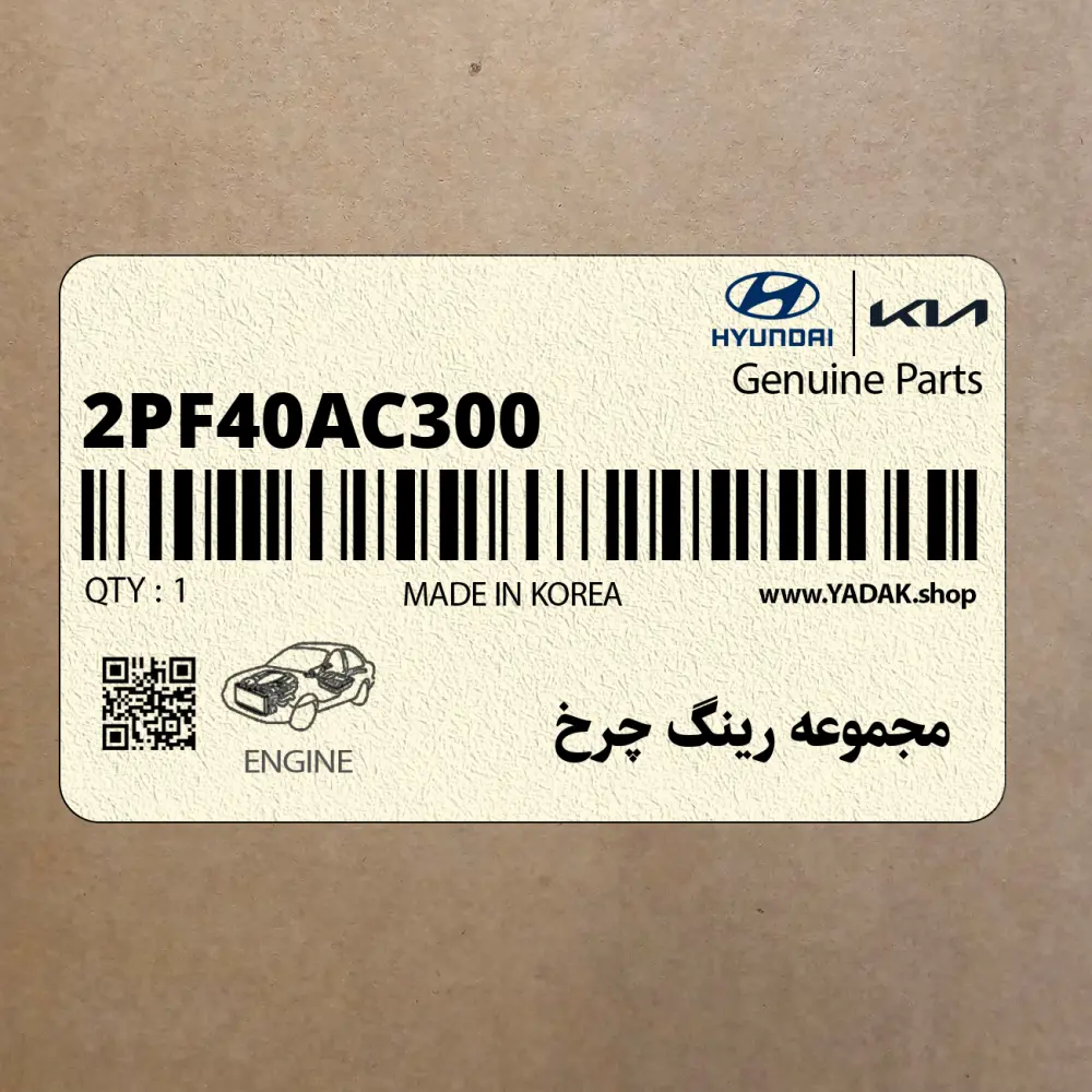 مجموعه رينگ چرخ (2PF40AC300) کیا