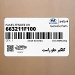 گلگير جلو راست (663211F100) کیا