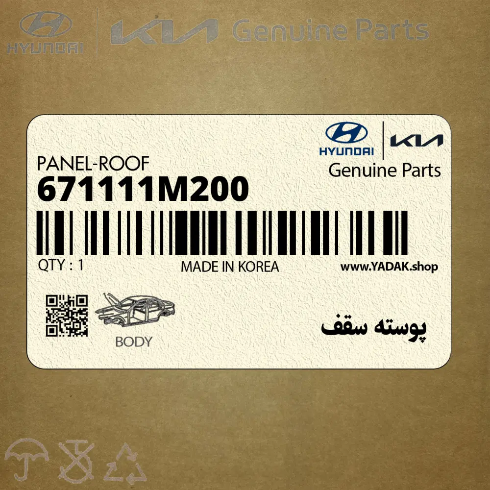 پوسته سقف (671111M200) کیا