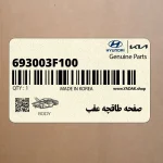 صفحه طاقچه عقب (693003F100) کیا