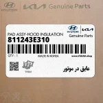 عايق در موتور (811243E310) کیا