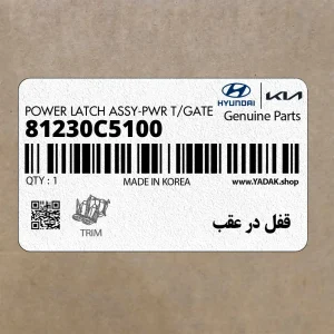 قفل در عقب (81230C5100) کیا