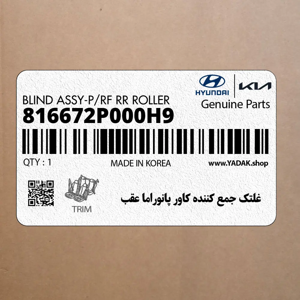 غلتك جمع كننده كاور پانوراما عقب (816672P000H9) کیا