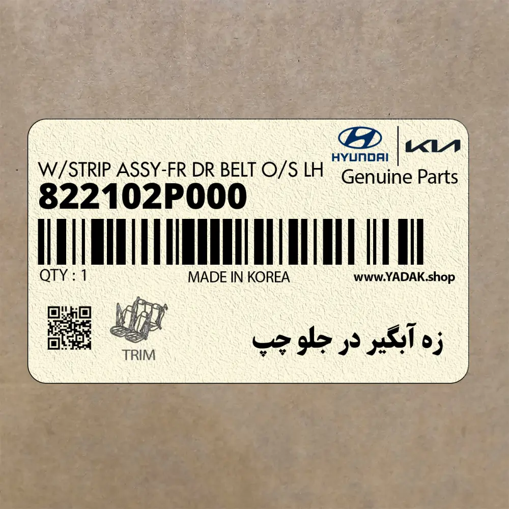 زه آبگير در جلو چپ (822102P000) کیا