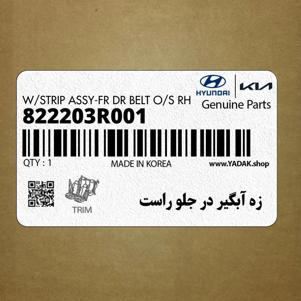زه آبگير در جلو راست (822203R001) کیا