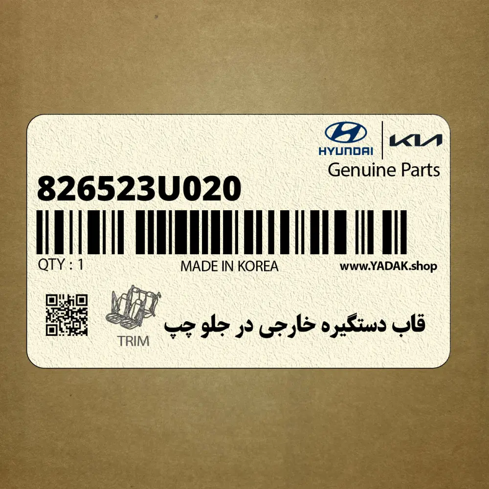 قاب دستگيره خارجي در جلو چپ (826523U020) کیا