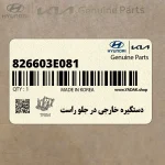 دستگيره خارجي در جلو راست (826603E081) کیا
