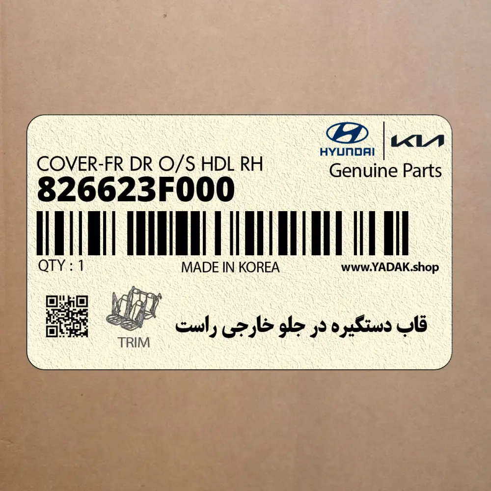 قاب دستگيره در جلو خارجي راست (826623F000) کیا