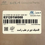 لاستيك دور در عقب راست (831201M000) کیا