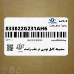 مجموعه كامل تودري در عقب راست (833022G231AH6) کیا