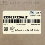 مجموعه كامل تودري در عقب راست (833022P220AJT) کیا