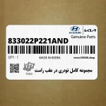 مجموعه كامل تودري در عقب راست (833022P221AND) کیا