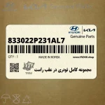 مجموعه كامل تودري در عقب راست (833022P231AL7) کیا