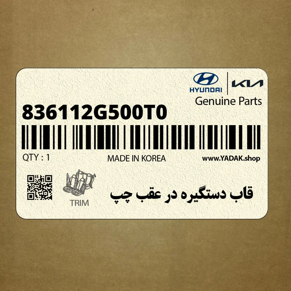 قاب دستگيره در عقب چپ (836112G500T0) کیا