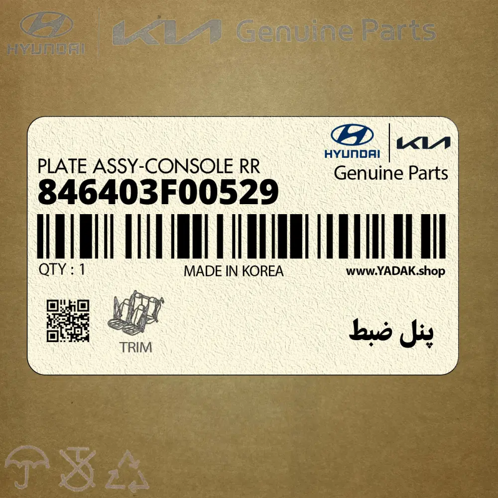 پنل ضبط (846403F00529) کیا