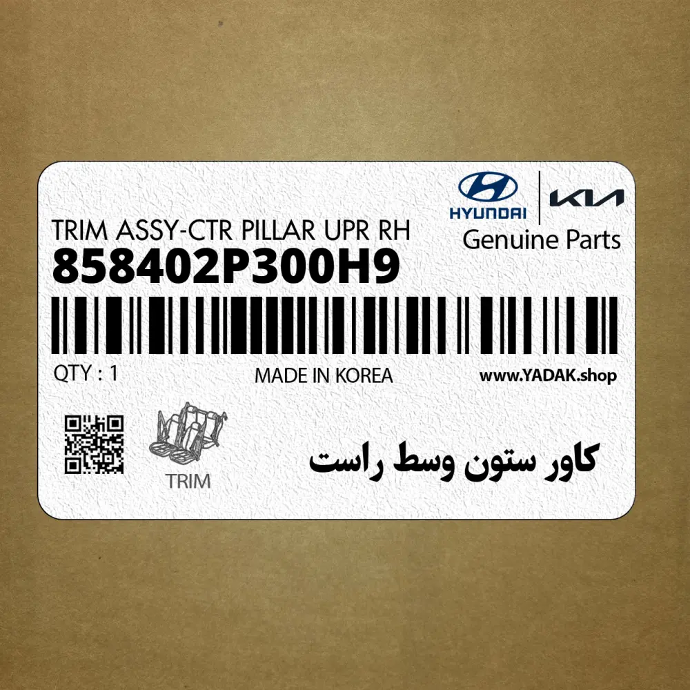 كاور ستون وسط راست (858402P300H9) کیا