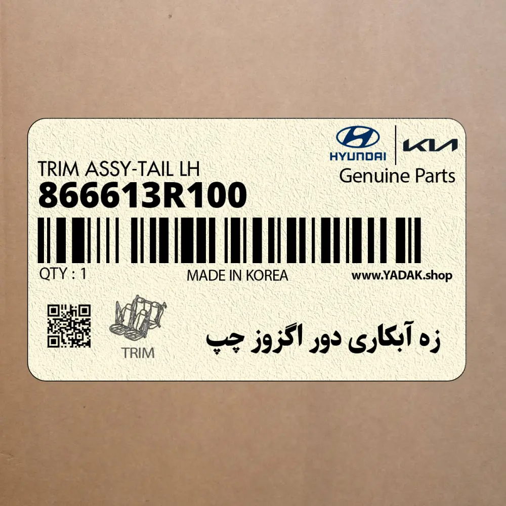 زه آبكاري دور اگزوز چپ (866613R100) کیا