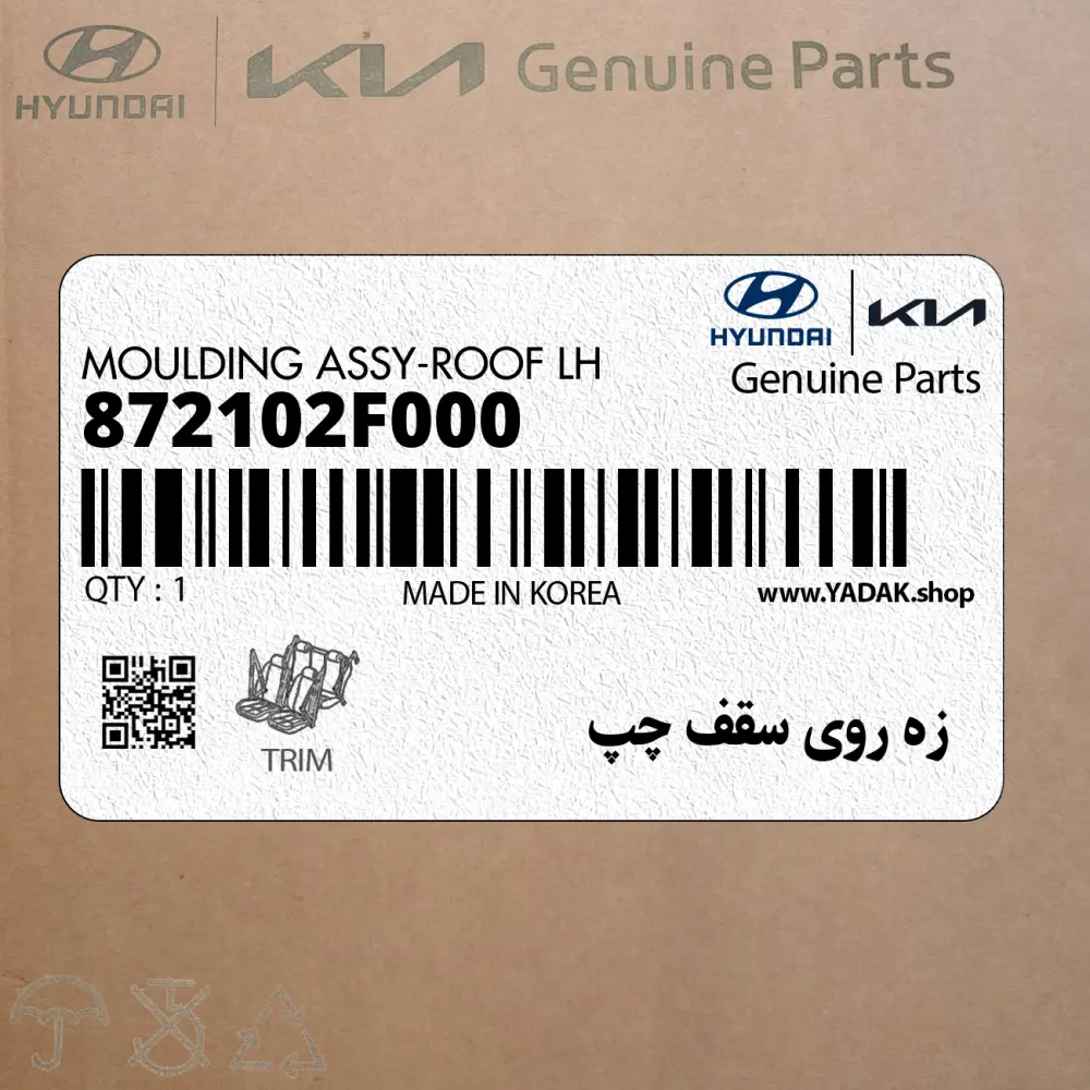 زه روي سقف چپ (872102F000) کیا