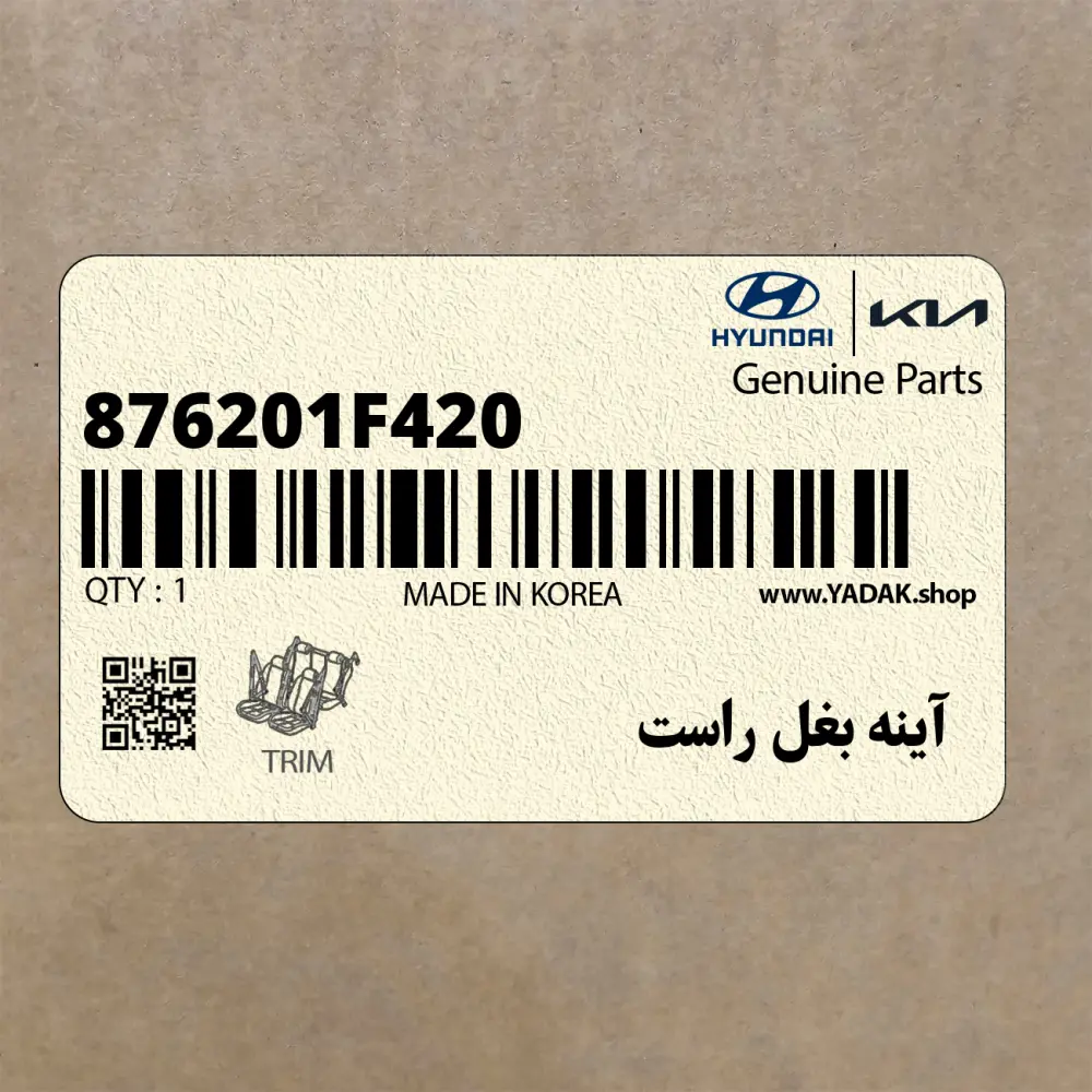 آينه بغل راست (876201F420) کیا