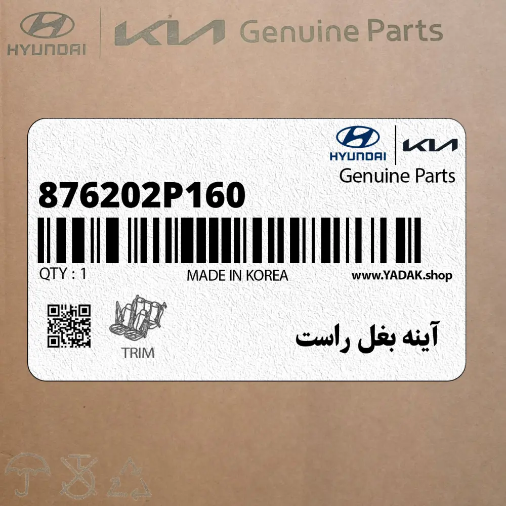 آينه بغل راست (876202P160) کیا