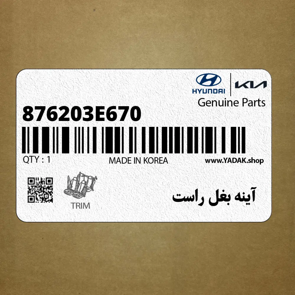 آينه بغل راست (876203E670) کیا