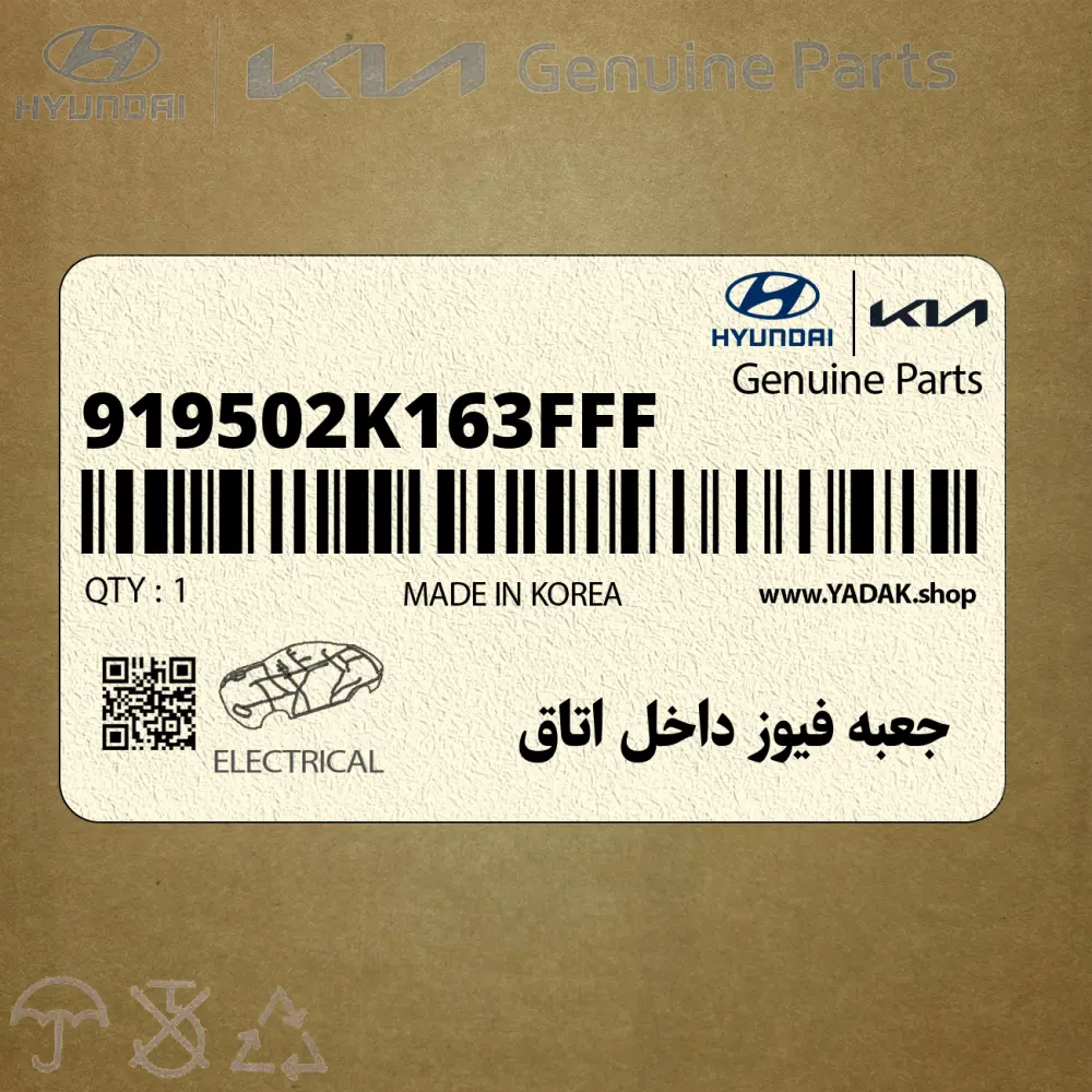 جعبه فيوز داخل اتاق (919502K163FFF) کیا