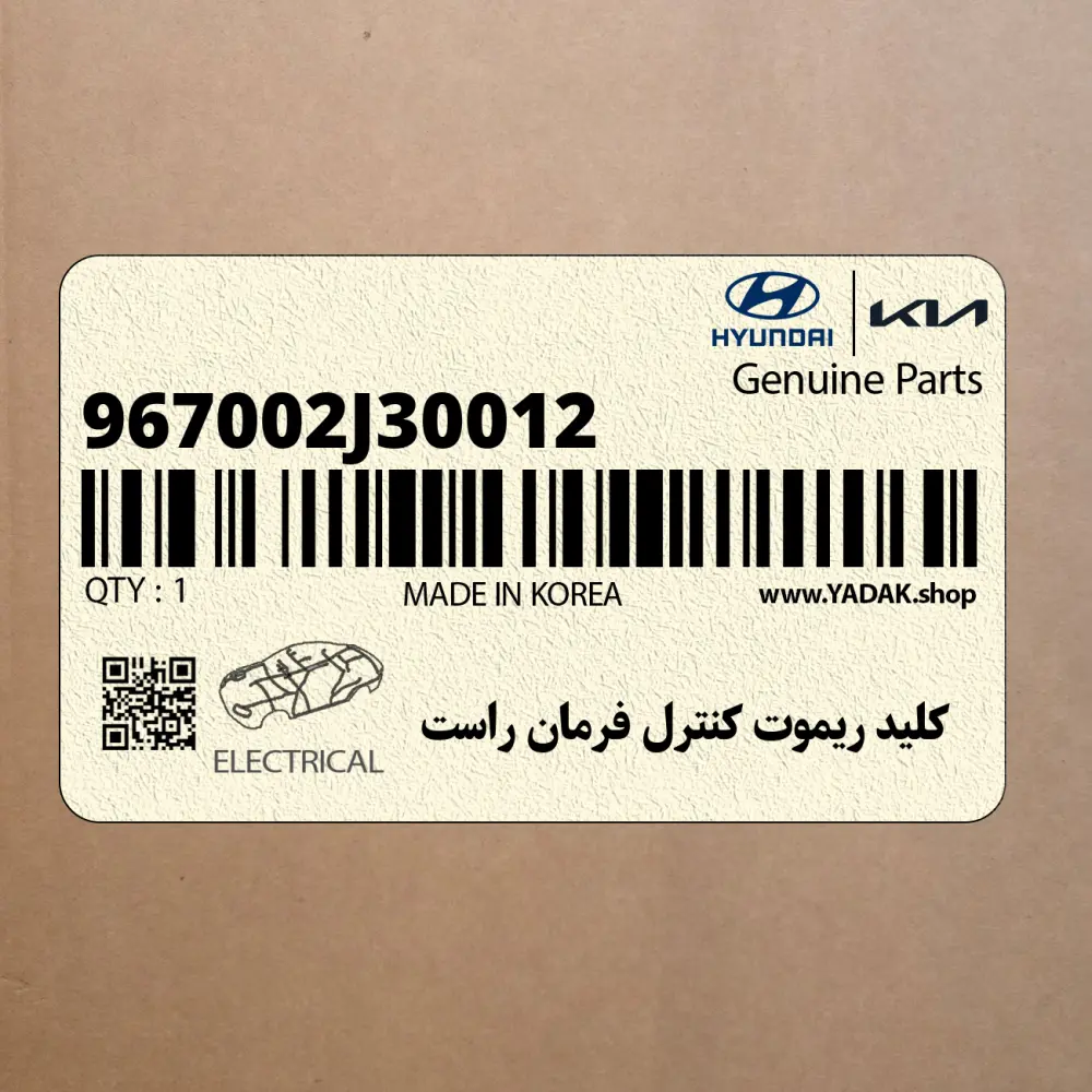 كليد ريموت كنترل فرمان راست (967002J30012) کیا