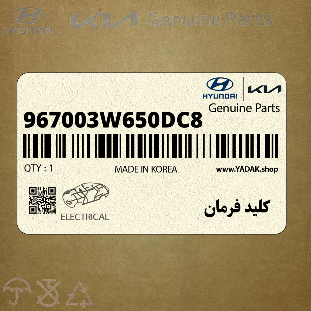 كليد فرمان (967003W650DC8) کیا