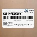 كليد ريموت كنترل فرمان راست (967102T000CA) کیا