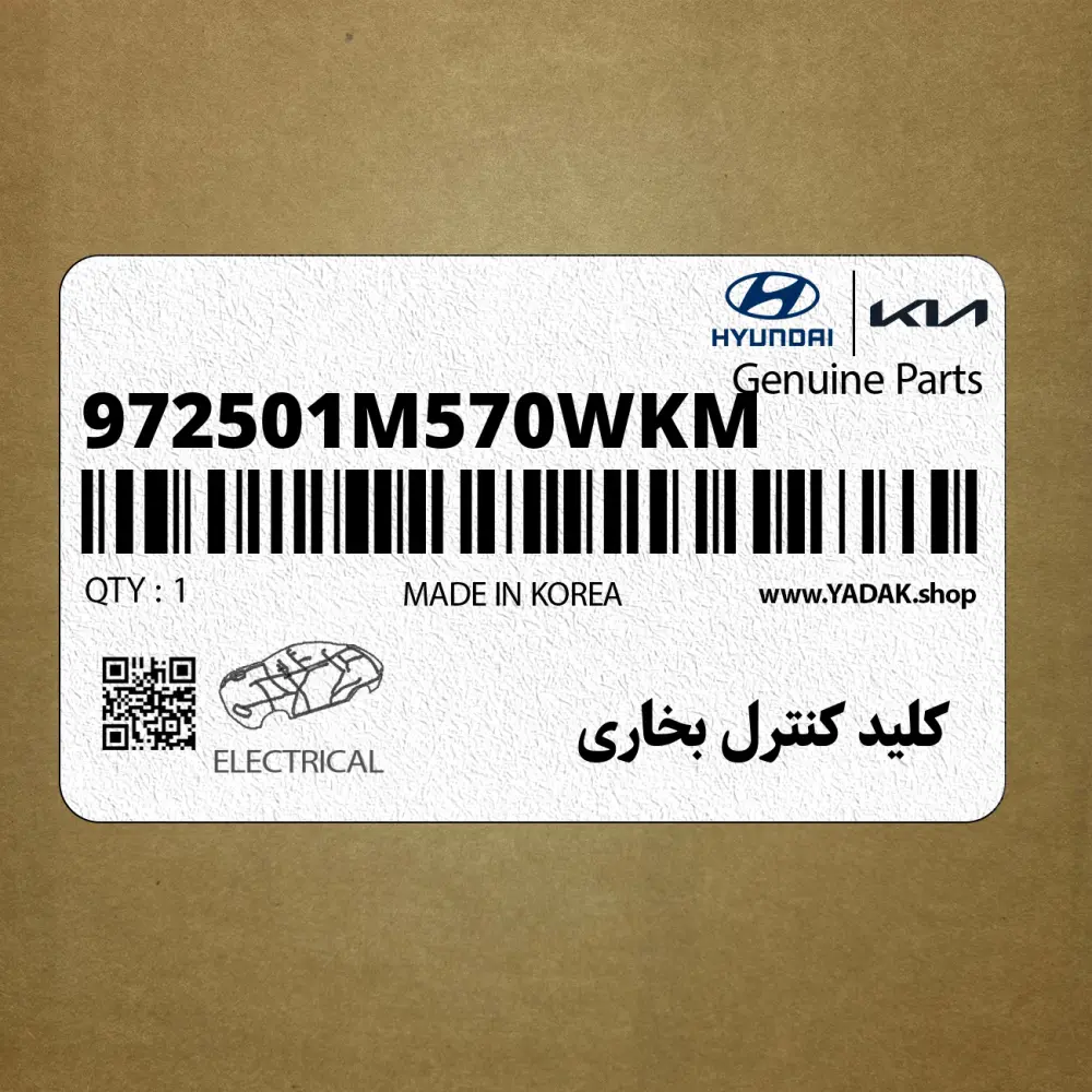 كليد كنترل بخاري (972501M570WKM) کیا