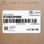 لوله هوا راست (972822P000) کیا