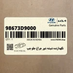 نگهدارنده شيشه شور چراغ جلو چپ (98673D9000) کیا