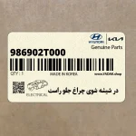 در شيشه شوي چراغ جلو راست (986902T000) کیا